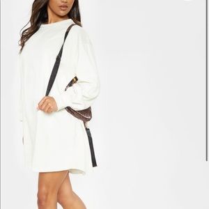 Taupe Oversized Sweater Dress